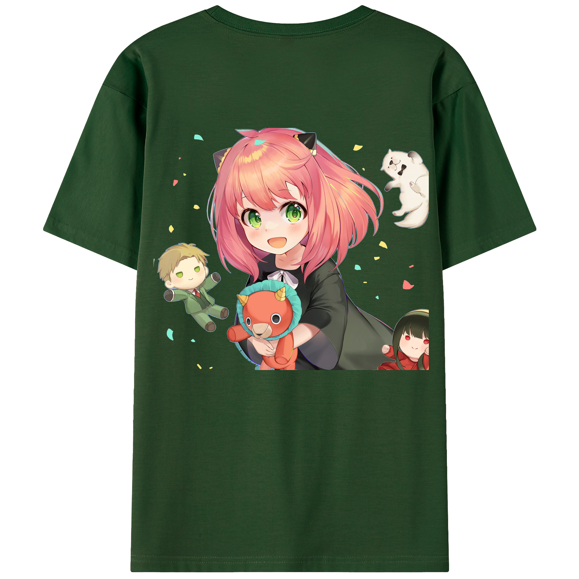 （画像用） SPY×FAMILY间谍家家酒 綿100％半袖Tシャツ（背面プリント）